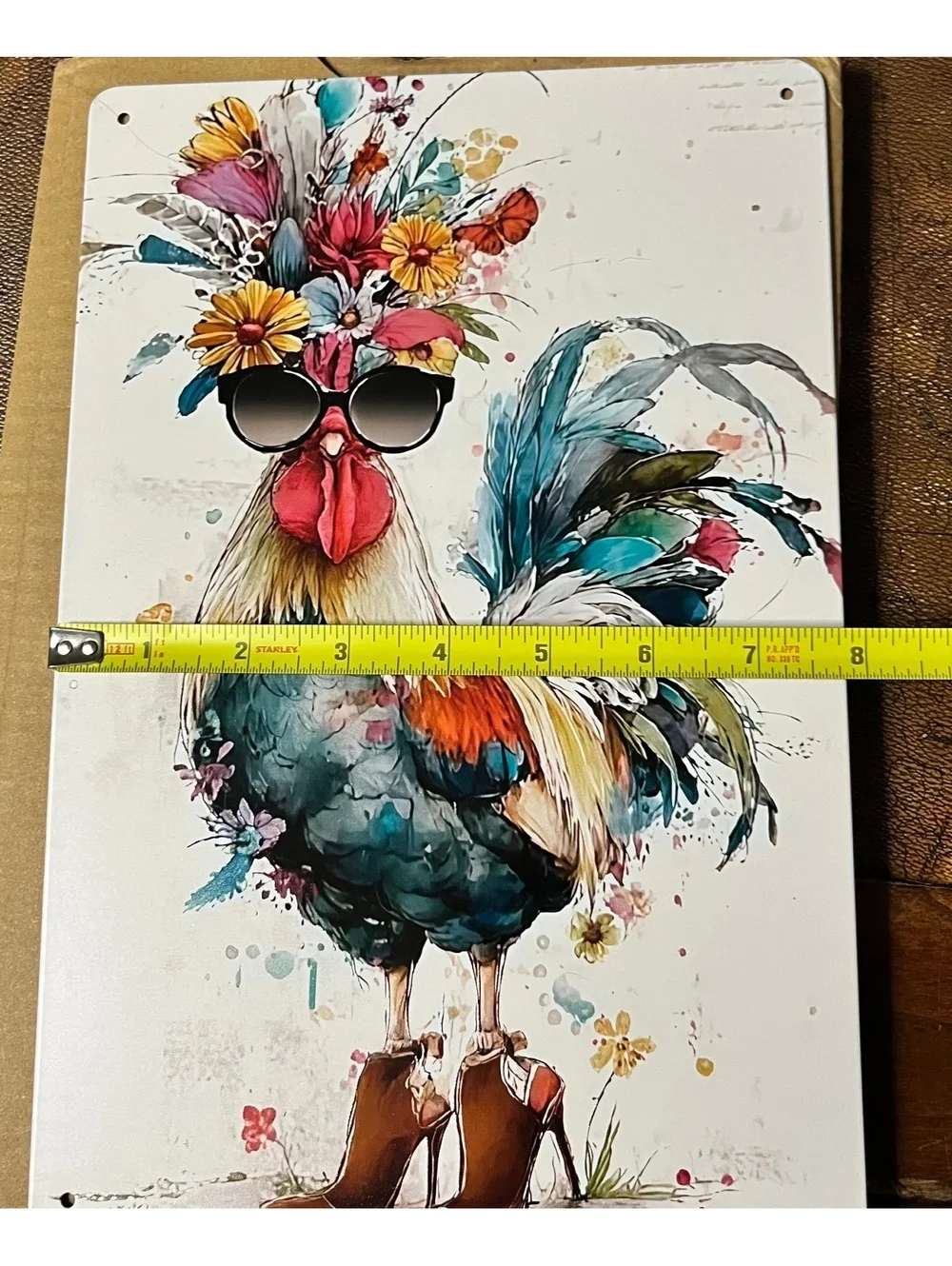 Fabulous Rooster Wall Art Metal Sign - Funky Farmhouse Vibes!